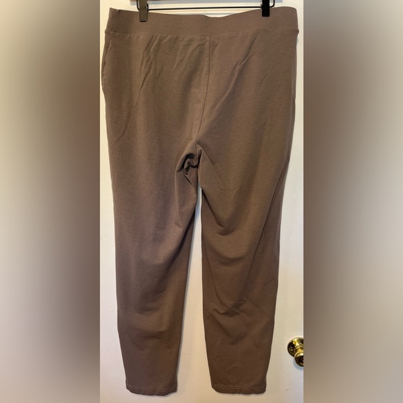 PureJill Affinity Women’s Brown Slim Leg Pants 1X Brown - Picture 3 of 7